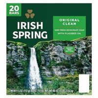 Lốc 20 cục xà bông tắm Irish Spring – Sức sống thiên nhiên và tươi mát cho làn da của bạn