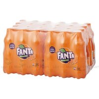 Lốc 24 Chai Nước Giải Khát Có Gas Fanta Cam 390ml/Chai