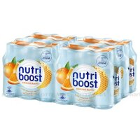 Lốc 24 Chai Sữa Trái Cây Nutriboost Hương Cam Mật Ong 297ml/Chai