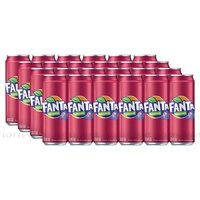Lốc 24 Lon Nước Giải Khát Có Gas Fanta Xá Xị 320ml/Lon