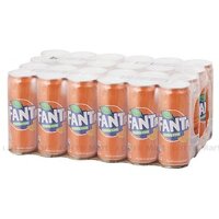 Lốc 24 Lon Nước Giải Khát Có Gas Fanta Cam 320ml/Lon