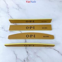 Lốc 25 Dũa Da Bò OPI Dũa Móng Tay Móng Bột Độ Nhám 80/80