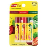 Lốc 3 cây son dưỡng môi không màu Carmex Moisturizing Lip Balm