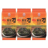 Lốc 3 Gói Rong Biển Ăn Liền Ottogi Vị Gà Cay 4.8g