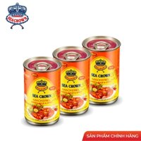 LỐC 3 HỘP CÁ NỤC SỐT ỚT CHUA NGỌT MACKEREL SWEET SOUR AND SPICY SEA CROWN 155 GRAM