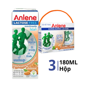 Lốc 3 hộp sữa bột pha sẵn Anlene Movepro - có đường, 180ml