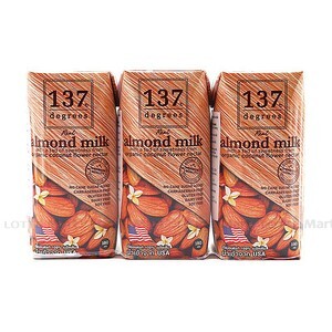 Lốc 3 hộp sữa hạnh nhân nguyên chất 137 Degrees 180ml