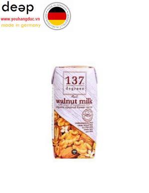 Lốc 3 hộp sữa hạt óc chó nguyên chất 137 Degrees 180ml
