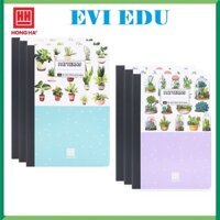 Lốc 3 quyển sổ bìa bồi 300 trang A4 Patterns Hồng Hà may gáy kẻ ngang có lề 4532