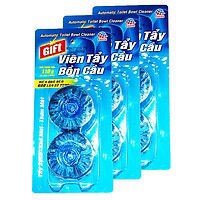Lốc 3 vỉ Gift Viên Tẩy Bồn Cầu (2 x 55g/vỉ 2 viên)