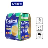 [Lốc 4 chai] Sữa dinh dưỡng Delical Boisson HP HC Edulcorée không đường