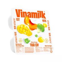 Lốc 4 hộp sữa chua ăn trái cây Vinamilk 100g