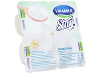 Lốc 4 hộp sữa chua có đường Star Vinamilk 100g