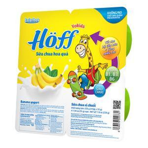 Lốc 4 hộp sữa chua Hoff 55g