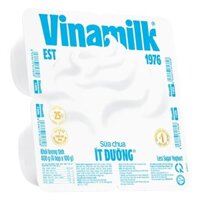 Lốc 4 hộp sữa chua ít đường Vinamilk 100g (từ 1 tuổi)