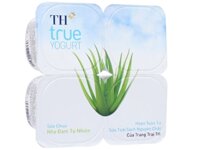 Lốc 4 hộp sữa chua nha đam tự nhiên TH True Yogurt 100g