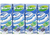 Lốc 4 hộp sữa chua uống YoMost hương bạc hà và việt quất 170ml