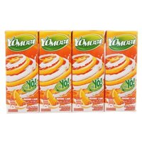 Lốc 4 hộp sữa chua uống YoMost hương cam 170ml