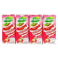 Lốc 4 Hộp Sữa Chua Uống Yomost Dâu 170ML