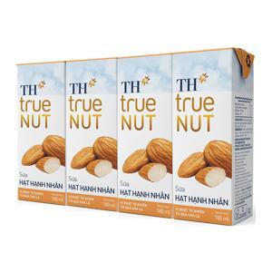 Lốc 4 hộp sữa hạt Hạnh nhân TH True NUT (180ml)