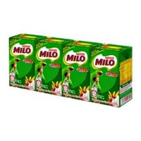 Lốc 4 Hộp Sữa Lúa Mạch Nestlé Milo 110ml