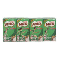 Lốc 4 hộp sữa Milo Active Go 115ml cho bé trên 6 tuổi