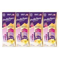 Lốc 4 hộp sữa nước 180ml Pediasure hương vani ít ngọt