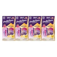 Lốc 4 hộp sữa pha sẵn Abbott PediaSure hương vani 110 ml (1 - 10 tuổi)