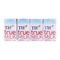 Lốc 4 HỘP SỮA TH TRUE MILK 110ml HƯƠNG DÂU