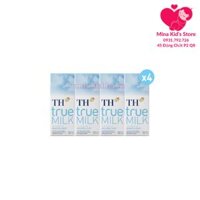 Lốc 4 hộp Sữa tươi TH True Milk không đường (4 hộp x 180ml)