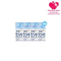 Lốc 4 hộp Sữa tươi TH True Milk có đường (4 hộp x 180ml)