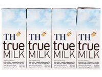 lốc 4 hộp sữa tươi tiệt trùng socola TH true MILK 180ml
