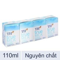 Lốc 4 hộp sữa tươi tiệt trùng nguyên chất không đường TH true MILK 110ml 								 								Tình trạng: 									 									Còn hàng