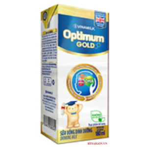 Lốc 4 hộp sữa uống dinh dưỡng Optimum Gold 180ml