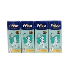 Lốc 4 hộp sữa uống dinh dưỡng Friso Gold vani hộp 180ml