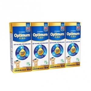 Lốc 4 hộp sữa uống dinh dưỡng Optimum Gold 180ml