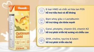 Lốc 4 hộp sữa uống dinh dưỡng Optimum Gold 180ml