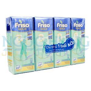 Lốc 4 hộp sữa uống dinh dưỡng Friso Gold vani hộp 180ml