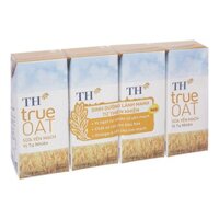 Lốc 4 hộp sữa yến mạch TH true Oat 180 ml (từ 1 tuổi)