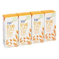 Lốc 4 hộp sữa yến mạch TH true Oat 180 ml (từ 2 tuổi)