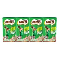 Lốc 4 hộp thức uống lúa mạch Nestlé Milo 110 ml