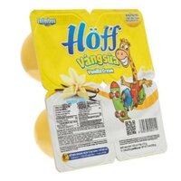 Lốc 4 hũ váng sữa Hoff vị vani 55g (từ 6 tháng)