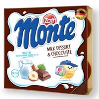 Lốc 4 hũ váng sữa Zott Monte vị socola 55g (từ 6 tháng) - Giao bao bì ngẫu nhiên