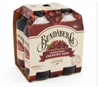 Lốc 4 Nước Ép có gas Bundaberg Úc 375ml x 4 - Creaming Soda