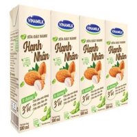 Lốc 4 Sữa Đậu Nành Vinamilk Hạnh Nhân 180Ml