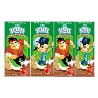 Lốc 4 Sữa Tiệt Trùng Lif Kun Socola Lúa Mạch 180Ml