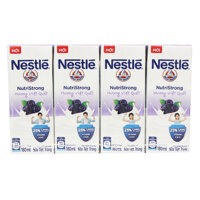 Lốc 4 Sữa Tiệt Trùng Nestle Việt Quất Hộp Giấy 180Ml