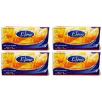 Lốc 4 thếp khăn giấy lụa Elène 260 tờ 2 lớp, 100% virgin facial tissue, dai, mềm mịn tự nhiên, an toàn và siêu tiết kiệm