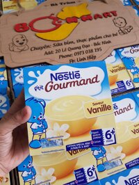 Lốc 4×100g váng sữa để nguội nestle hương vani cho bé date 10/2018