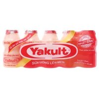 Lốc 5 chai sữa chua uống lên men Yakult 65 ml (từ 6 tháng) - Giao bao bì ngẫu nhiên
